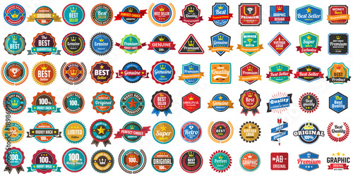 Vintage Retro Vector Logo for banner