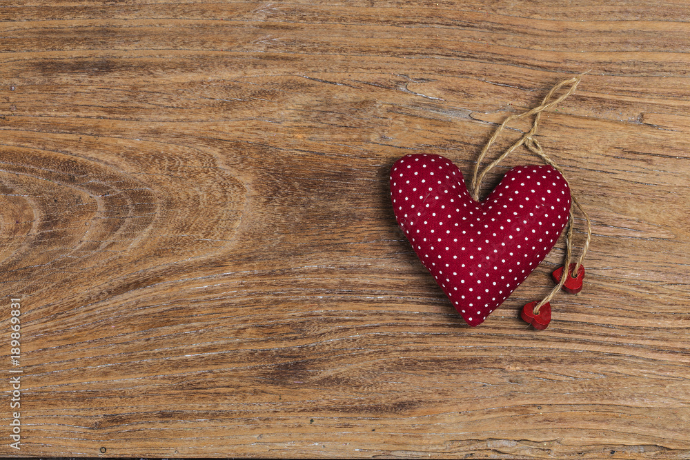 Happy Valentines day and heart. Card with Happy Valentines day and heart on wooden background Happy Valentines day and heart. Card with Happy Valentines day and heart on wooden background