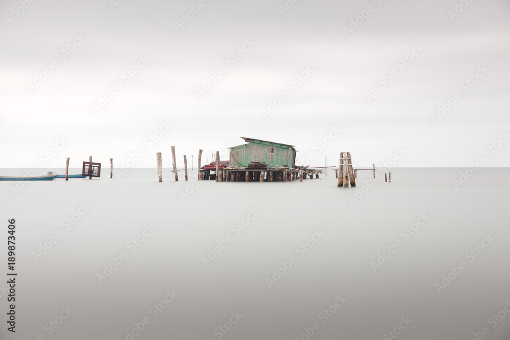 Fototapeta premium Venice fishing huts