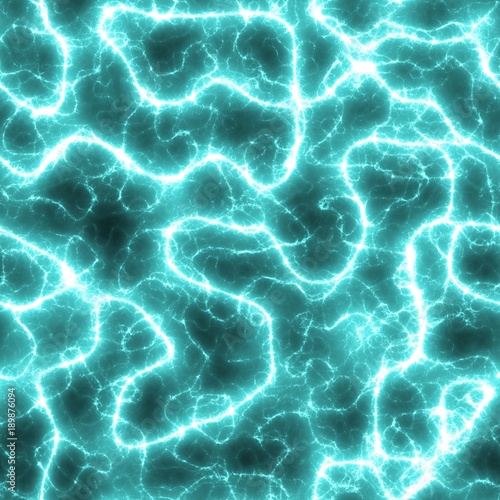 space neon blue lighting veins seamless pattern texture background photo