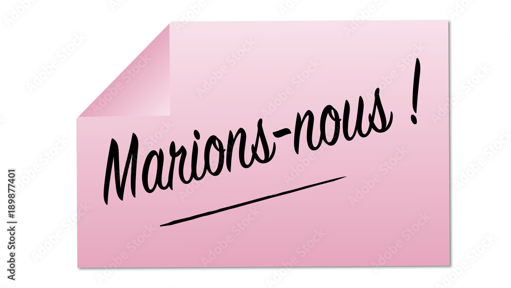 marions nous post it