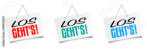 Los geht's