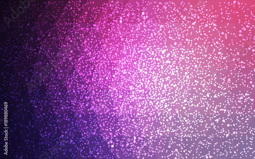 Light Purple vector christmas polygon background with snowflakes.