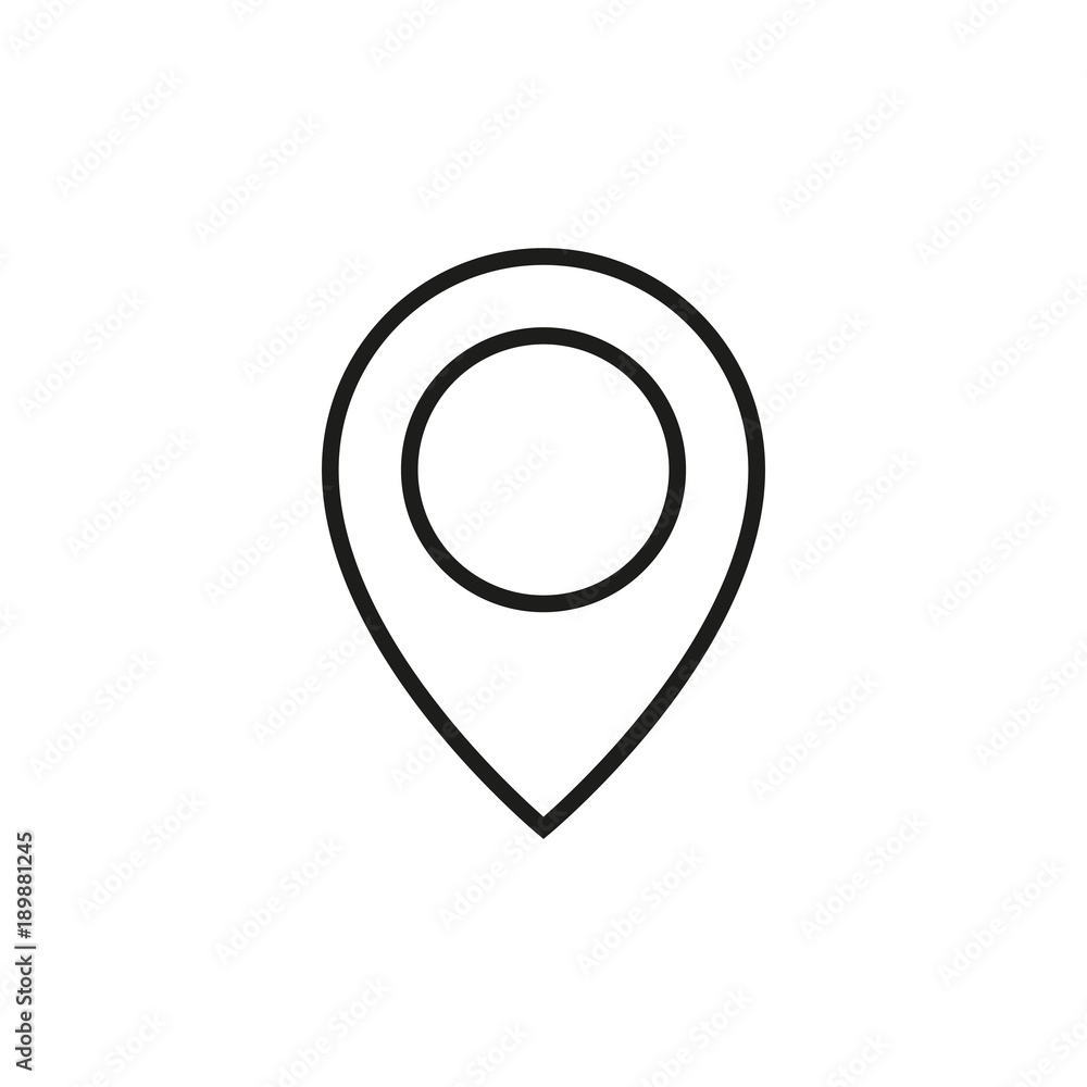 Pin pointer icon Pin pointer icon
