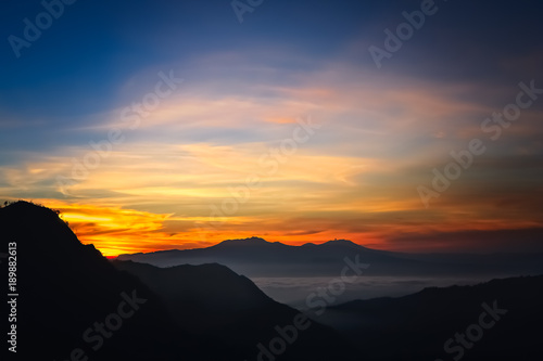 Dawn over Gunung Bromo in Java