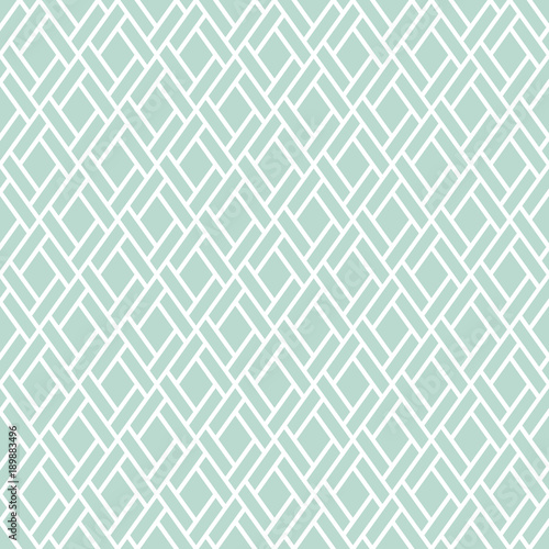Abstract geometric pattern with squares, lines. A seamless vector background. Blue  and white graphic pattern