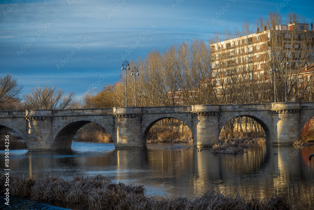 Naklejka premium Palencia, ciudad histórica y cultural,en el centro de España