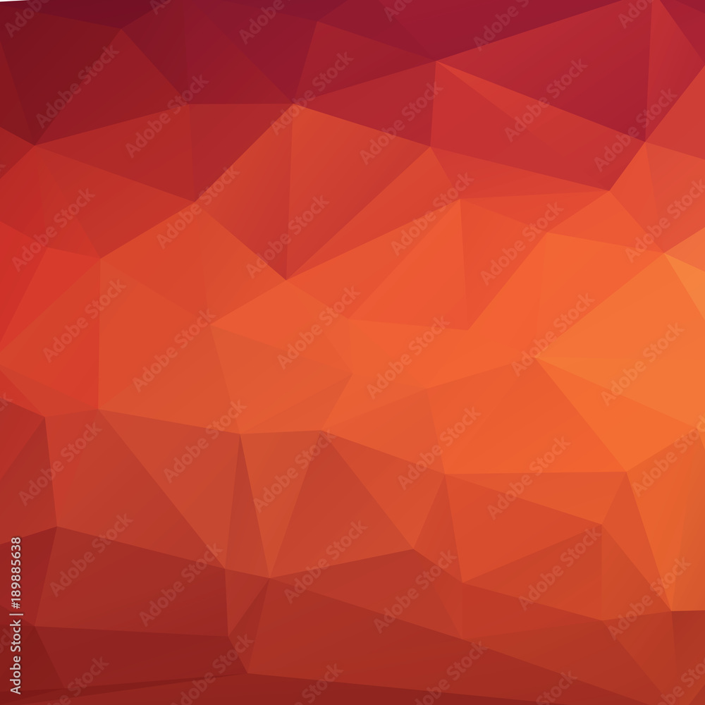 Abstract triangle background in golden red tones Abstract triangle background in golden red tones