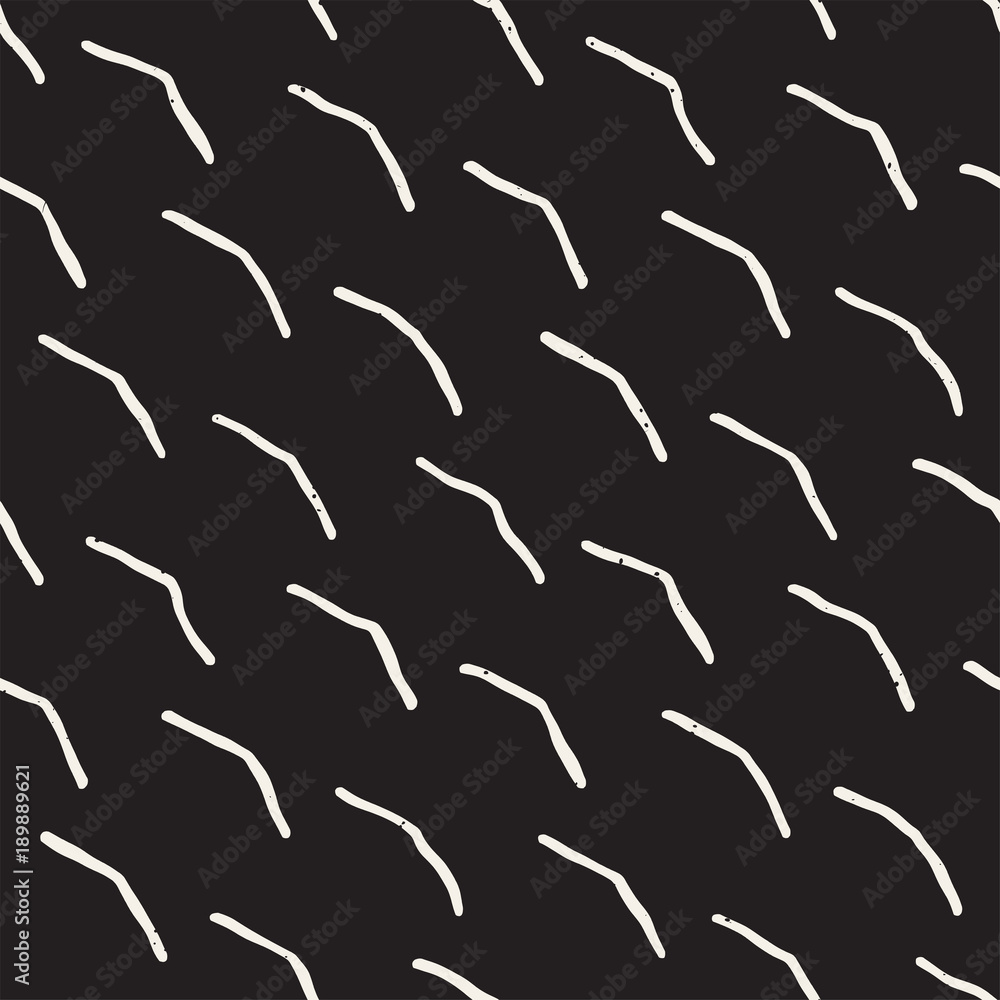 Hand drawn style seamless pattern. Abstract geometric tiling background in black and white. Vector doodle line lattice Hand drawn style seamless pattern. Abstract geometric tiling background in black and white. Vector doodle line lattice