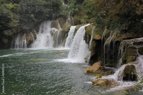 Wasserf  lle im Krka Nationalpark Kroatien