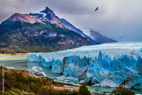 The colossal Glacier Perito Moreno in Patagonia photo