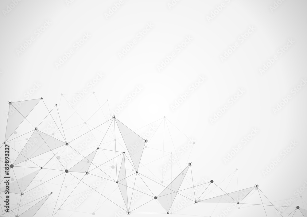 Abstract connecting dots and lines. Connection science and technology background. Vector illustration. Abstract connecting dots and lines. Connection science and technology background. Vector illustration.