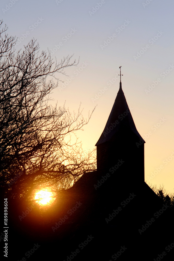 Fototapeta premium Church sunrise