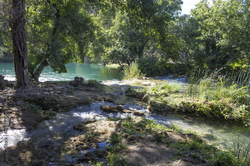 SIBENIK  CROATIA  Woodlands and water reserve of Krka national park in Sibenik  Croatia