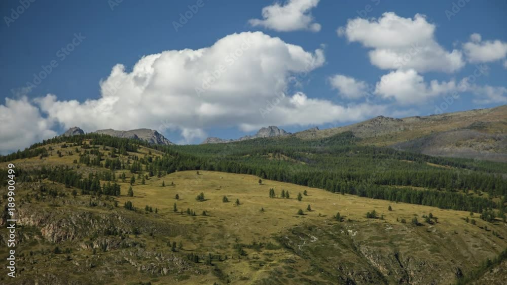 Altay Mountains In Autumn Verticalpan. Hills In Autumn Altay Mountains In Autumn Verticalpan. Hills In Autumn