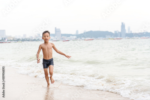 Boy on the beach