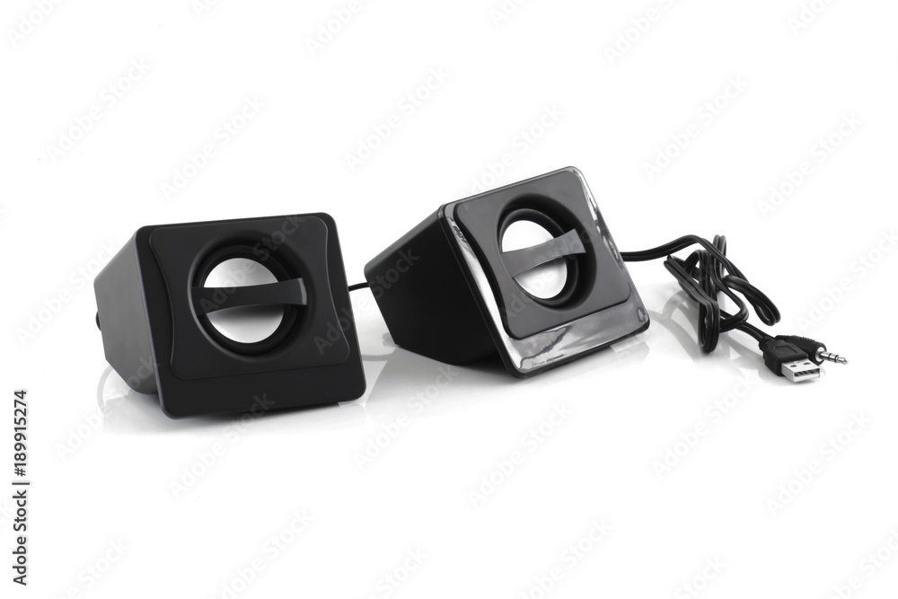 Obraz premium loudspeaker isolated on white background