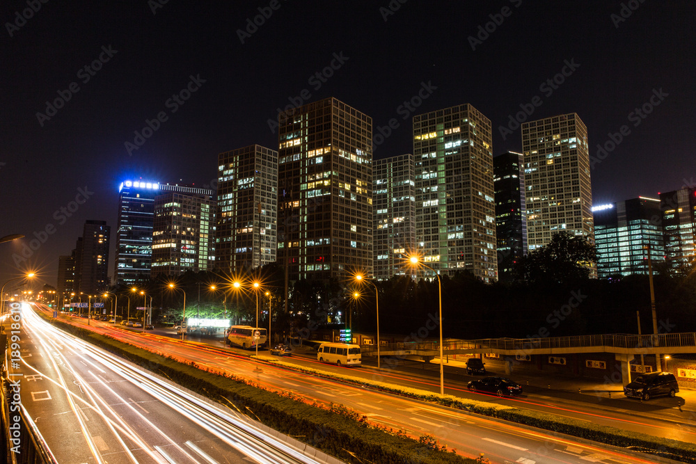Obraz premium cityscape cloudy light