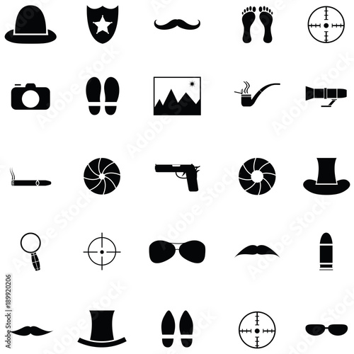 spy icon set