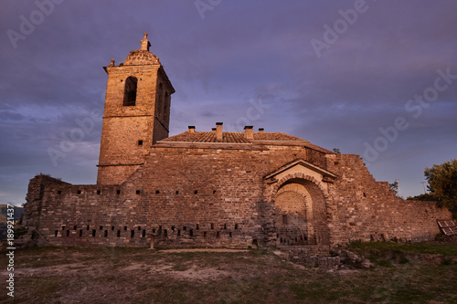 Abizanda medieval village in Huesca province, Spain