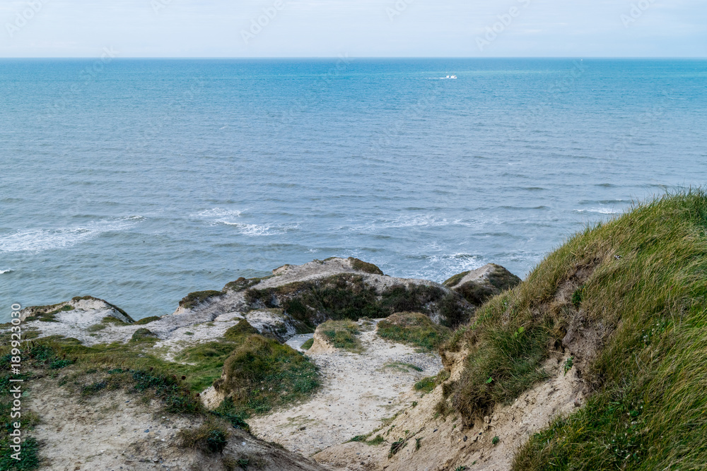 Bulbjerg, the only bird cliff on the Danish mainland situated in northern Jutland, Denmark.