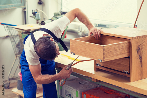 worker in a carpenter's workshop