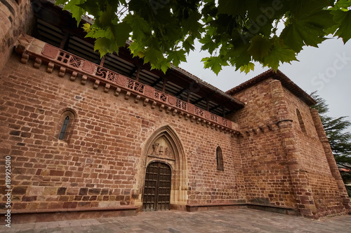 Parish of Santa Maria la Mayor in Ezcaray village, Spain photo