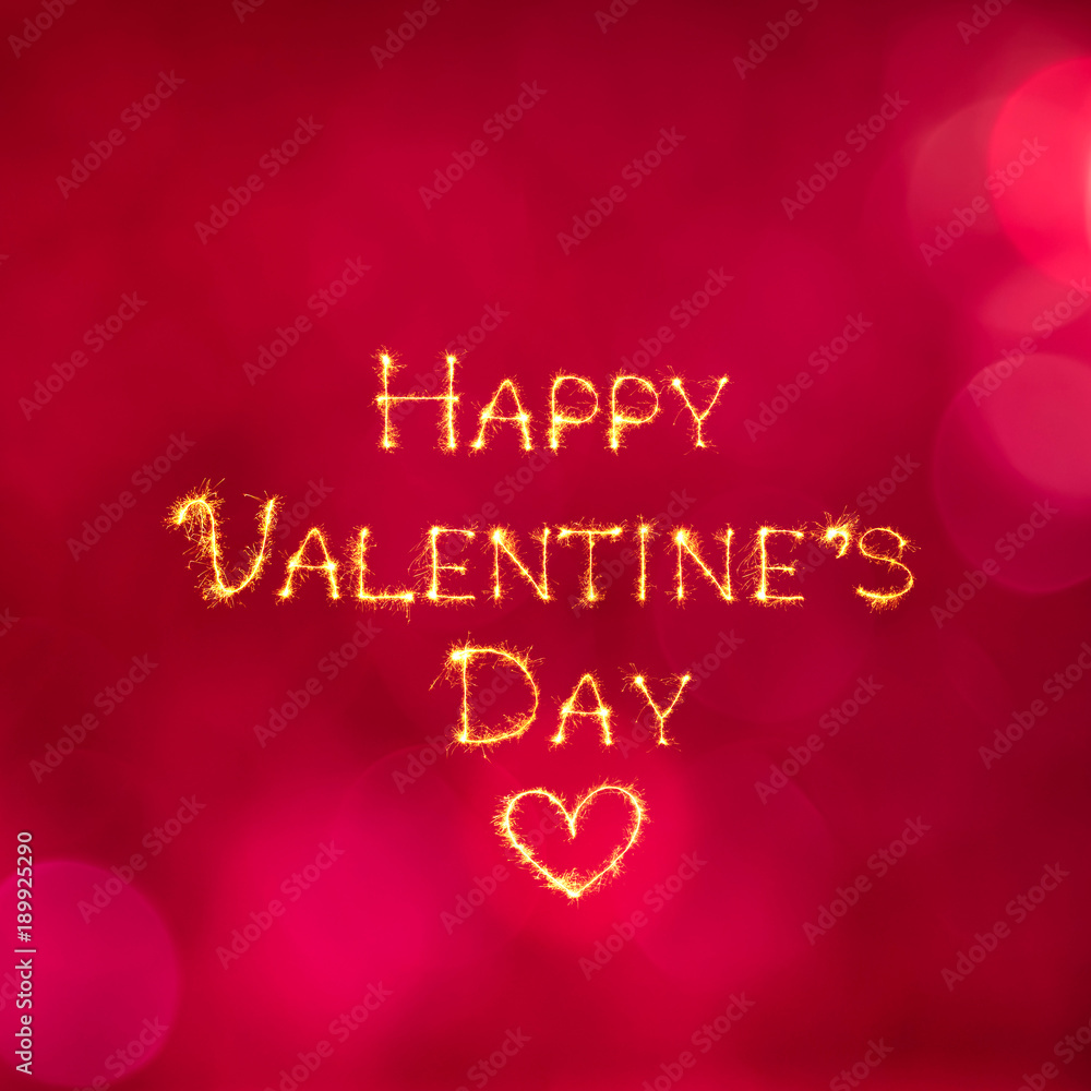 Beautiful greeting card Happy Valentine's Day
