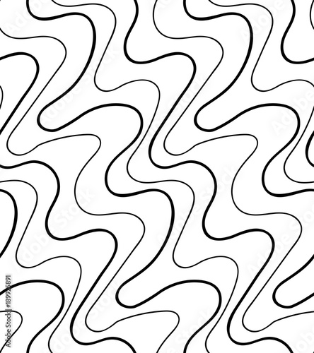 Vector floral background of drawn lines
