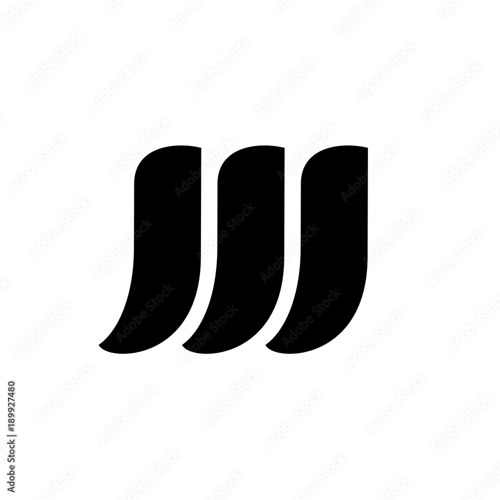 Obraz premium Initial Letter W Logo