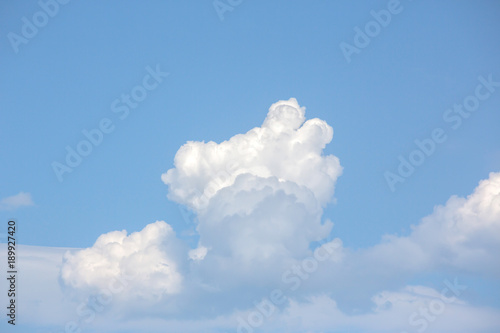 Clouds on the blue sky  texture or background