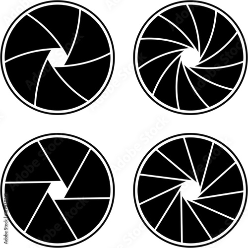 closed aperture with 6/11 blades and different styles