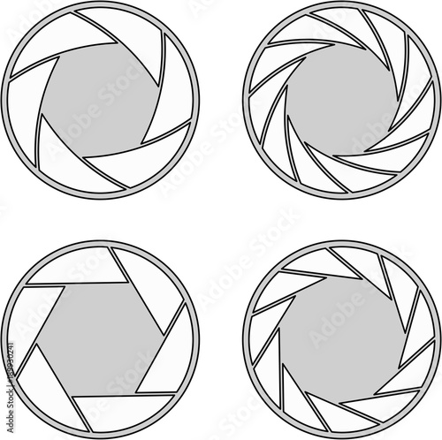 wide open aperture with 6/11 blades and different styles