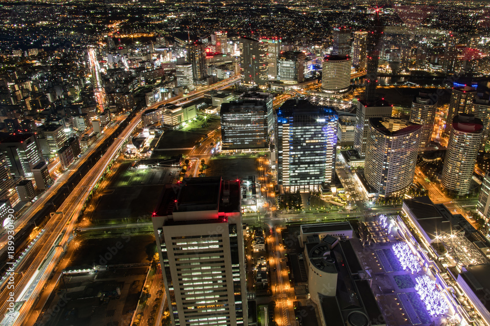 Yokohama city view, Japan