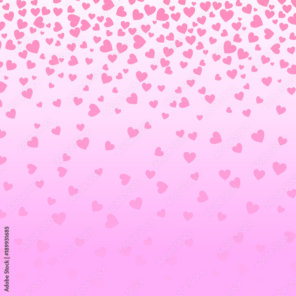 Hearts. Valentine's Day vector abstract background with hearts 