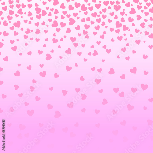 Hearts. Valentine's Day vector abstract background with hearts 