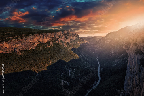 Fototapeta Naklejka Na Ścianę i Meble -  Verdon canyon near Castellane in Provence