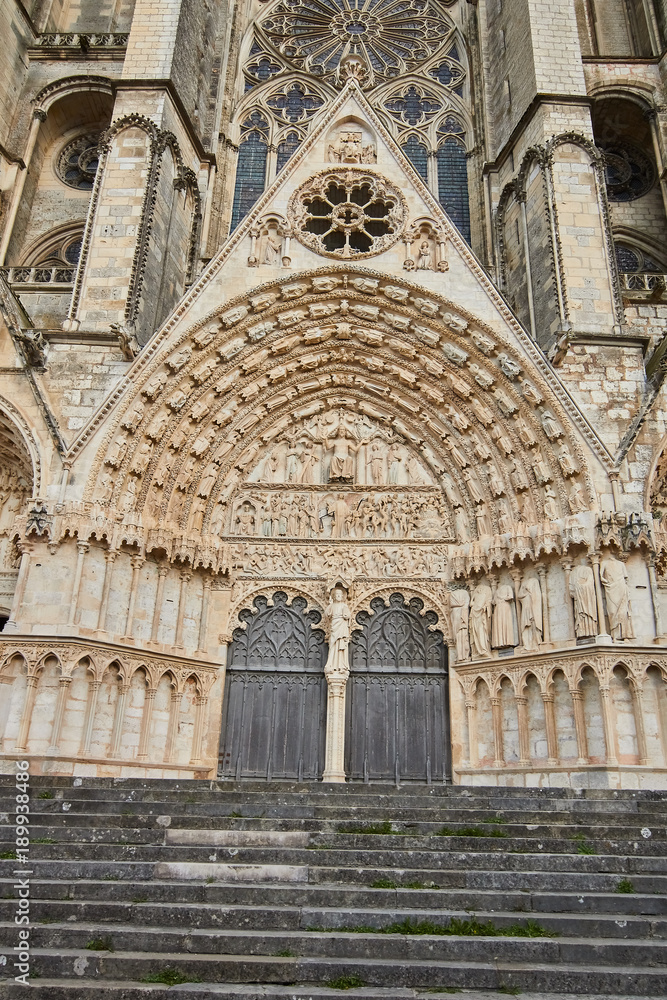 Cathedral of Bourges city in France