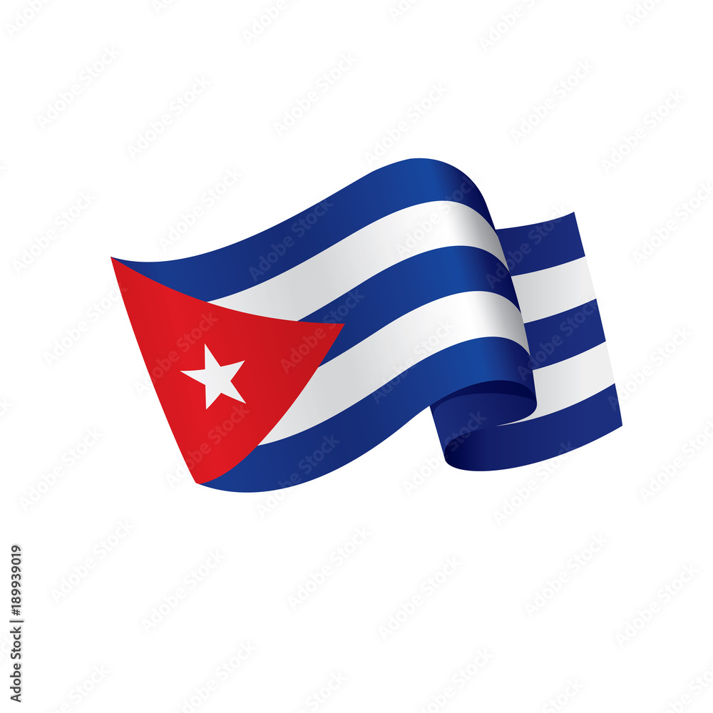 Cuba flag, vector illustration Cuba flag, vector illustration