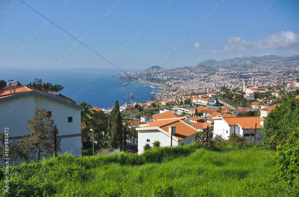 Madeira - Bird's View on Funchal