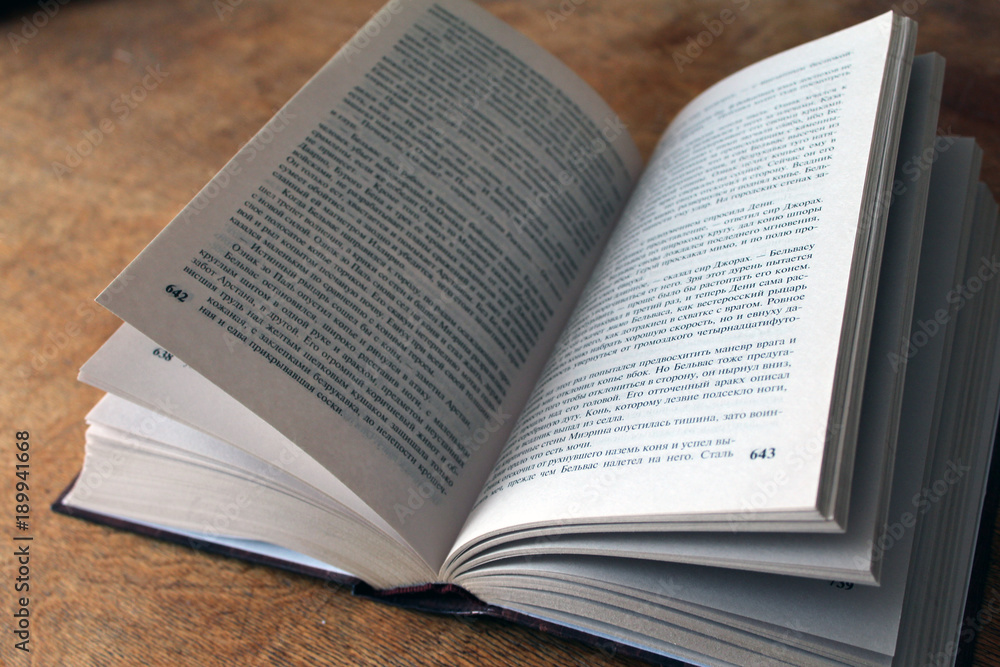 Obraz premium Book on a table