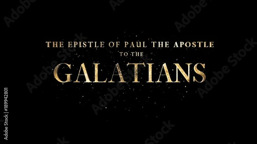 The Epistle Of Paul The Apostle To The Galatians + Alpha Channel photo