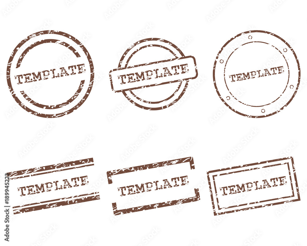 Fototapeta premium Template Stempel