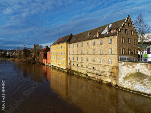 Stadtansicht Schweinfurt, Unterfranken, Bayern, Deutschland