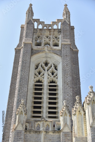 Medak Cathedral at Medak, Telangana, India photo