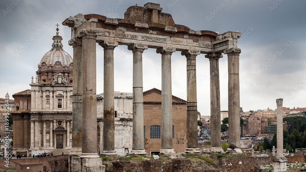 Vista de la antigua Roma