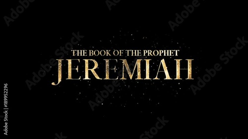 The Book Of The Prophet Jeremiah photo