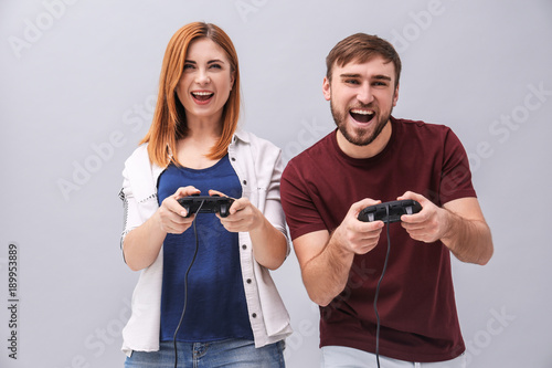 Emotional couple with video...