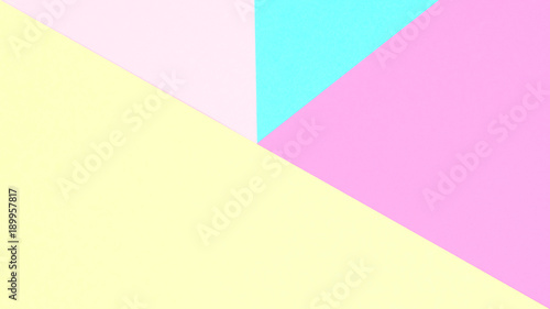 Abstract pastel colored paper texture minimalism background. Minimal  geometric shapes and lines in pastel colours. Stock Photo