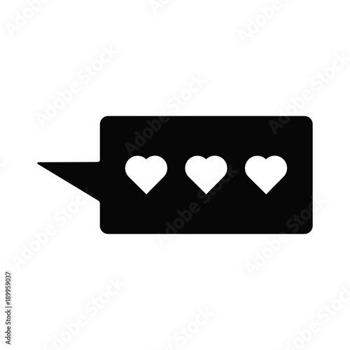 Valentine's day. Icon. Communication by messengers of love.